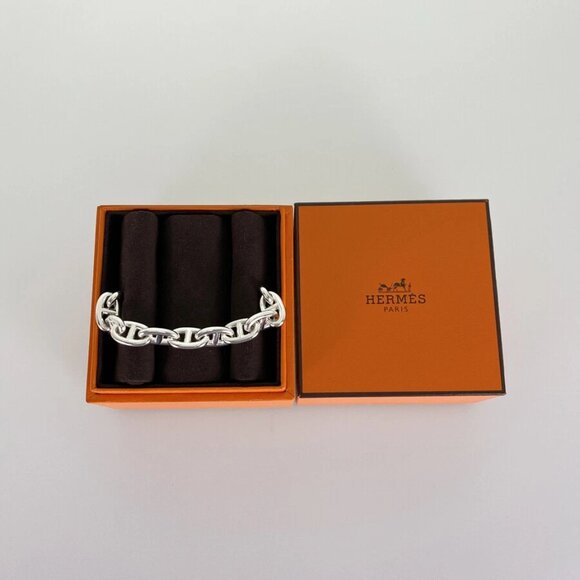 HERMES Chaine d'Ancre MM Silver Bracelet - Picture 6 of 15